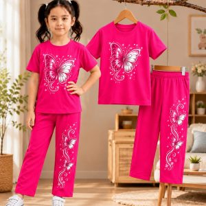 Short Sleeve & Long Pant Set